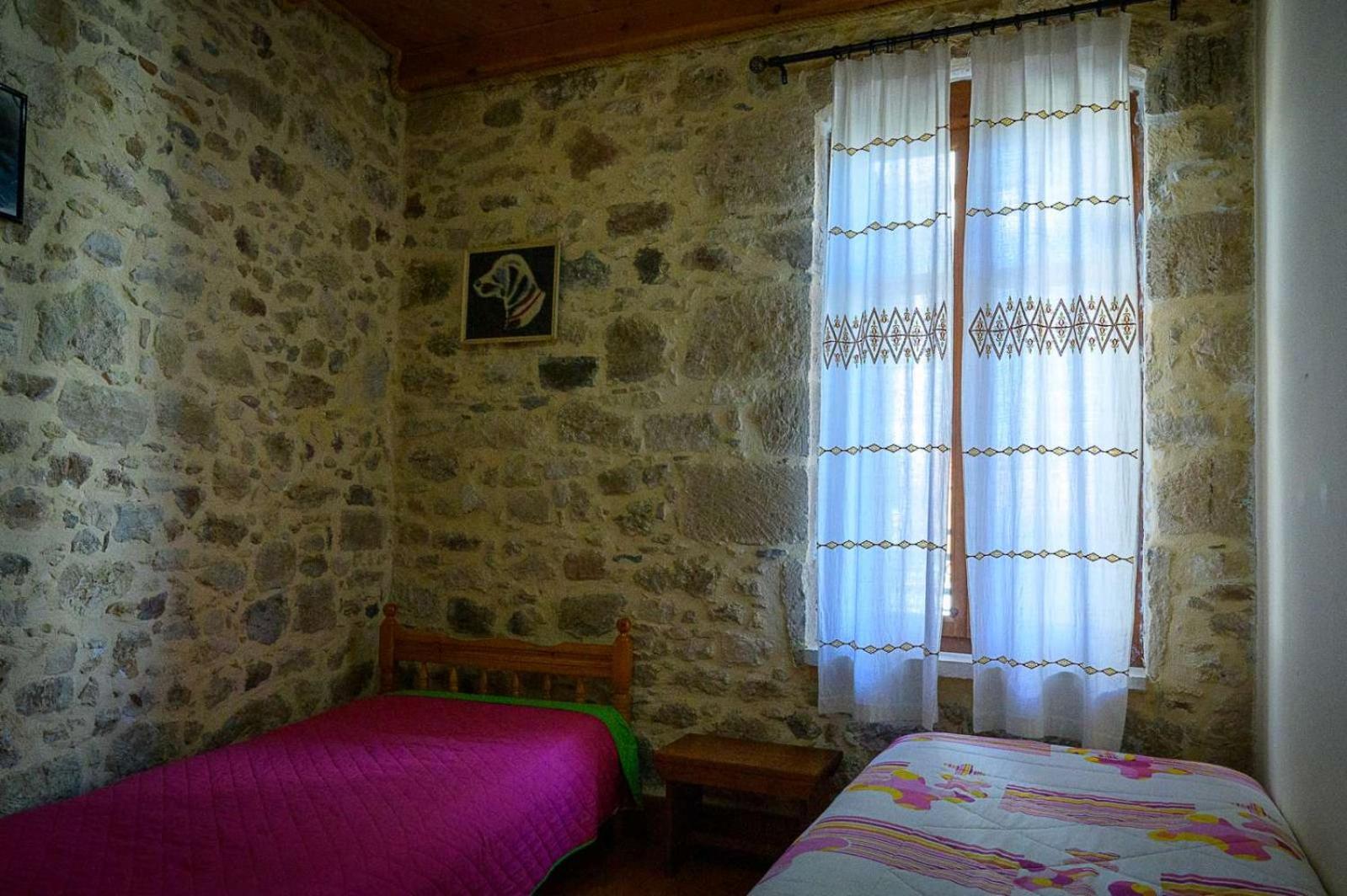 Traditional Stone Mezonete Krousonas  Extérieur photo